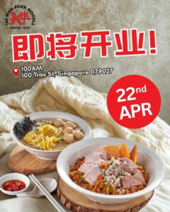 Grand opening of our new stall outlet @ Tanjong Pagar